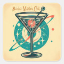 Search for retro 50s atomic stickers Space age