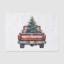 Search for red truck tissue paper Snow