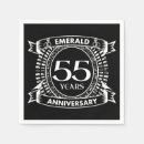 Search for 55th anniversary napkins 55 years
