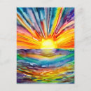 Search for rays of sun postcards Sunset