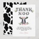 Search for moo moo thank you cards Holy cow