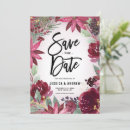Search for christmas poinsettia save the dates Watercolor