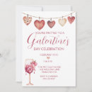 Search for galentine day invitations Red and pink