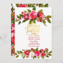 Search for holly berries christmas invitations Vintage