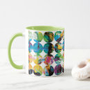 Search for yellow black polka dot mugs Abstract