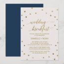 Search for champagne breakfast invitations Gold foil