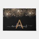 Search for glitter doormats Black