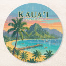 Search for vintage travel coasters Aloha
