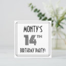 Search for 14th party invitations Elegant