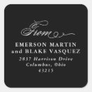 Search for change of address stickers Black and white