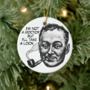 Search for smoking pipe christmas tree decorations Retro