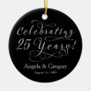 Search for 25th anniversary christmas tree decorations Black