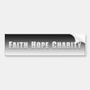 Search for charity bumper stickers Faith