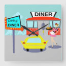 Search for diner clocks Route 66