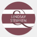 Search for striped wedding stickers Modern