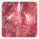 Search for red floral pattern stickers Pretty