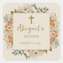 Search for baby girl baptism stickers Gold cross