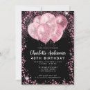 Search for glitter invitations Black