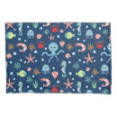 Search for sea creature pillowcases Blue