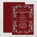 Search for red floral pattern invitations Party