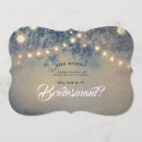 Search for country wedding bridesmaid cards Rustic
