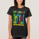 Search for different not less tshirts Autism awareness month