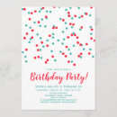 Search for turquoise birthday invitations Stylish