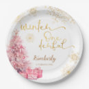 Search for pink snowflake plates Gold