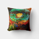 Search for green abstract cushions Watercolor
