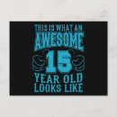 Search for 15th birthday postcards Teenager