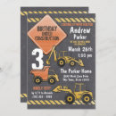 Search for construction zone invitations Backhoe