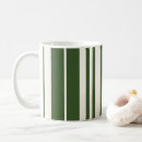 Search for green white striped mugs Pattern