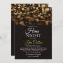 Search for glitter hens party invitations Gold