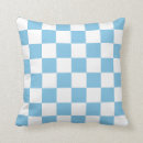 Search for light blue cushions Checkered