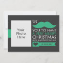 Search for mustache christmas cards Green