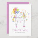 Search for rainbow thank you cards unicorn
