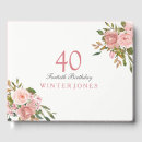 Search for 40th birthday guest books Flowers