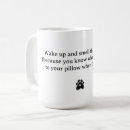 Search for smell the coffee mugs Cat