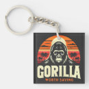 Search for gorilla key rings Wild animals