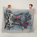 Search for rock and roll blankets Skulls