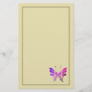 Search for butterflies stationery paper Pink