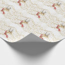 Search for gold reindeer wrapping paper Reindeers