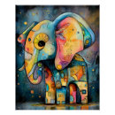 Search for abstract elephant posters Colorful