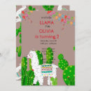 Search for llama cactus invitations Mexican