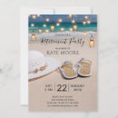 Search for beach string lights invitations Tropical
