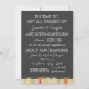 Search for school wedding invitations Chalkboard