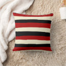 Search for red and cream stripes cushions Striped