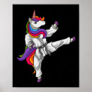 Search for black unicorn art Karate champion