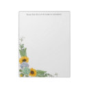 Search for sunflower notepads Trendy