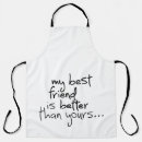 Search for best friend aprons Fun